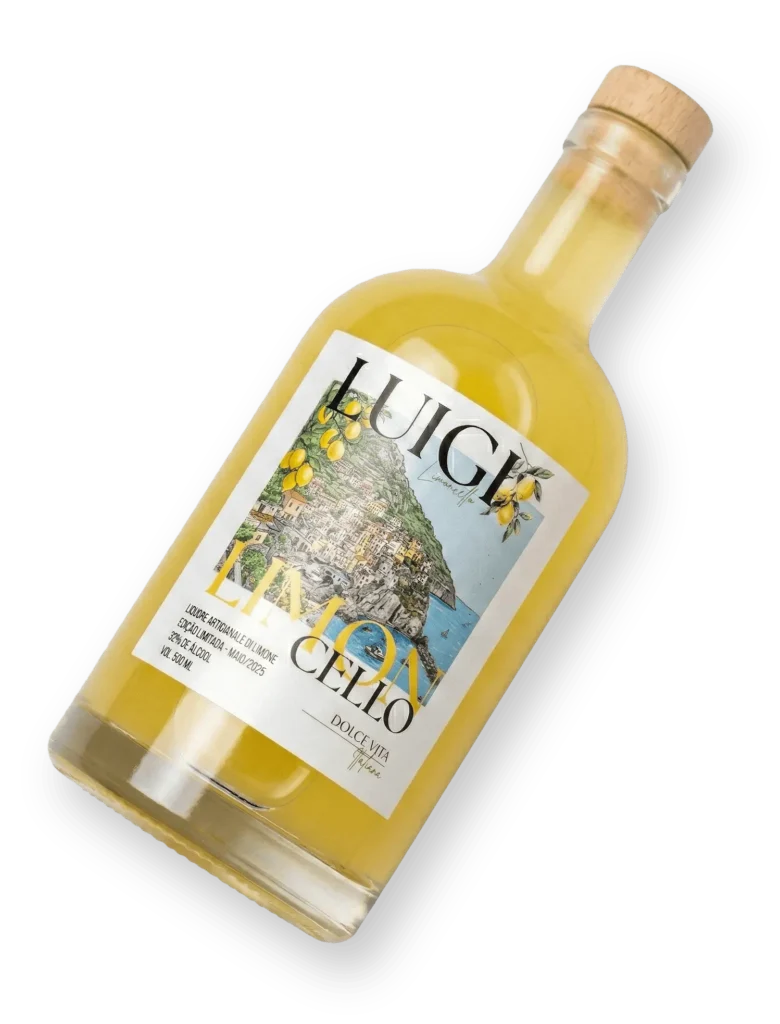 Caixa com 4 garrafas de Luigi Limoncello